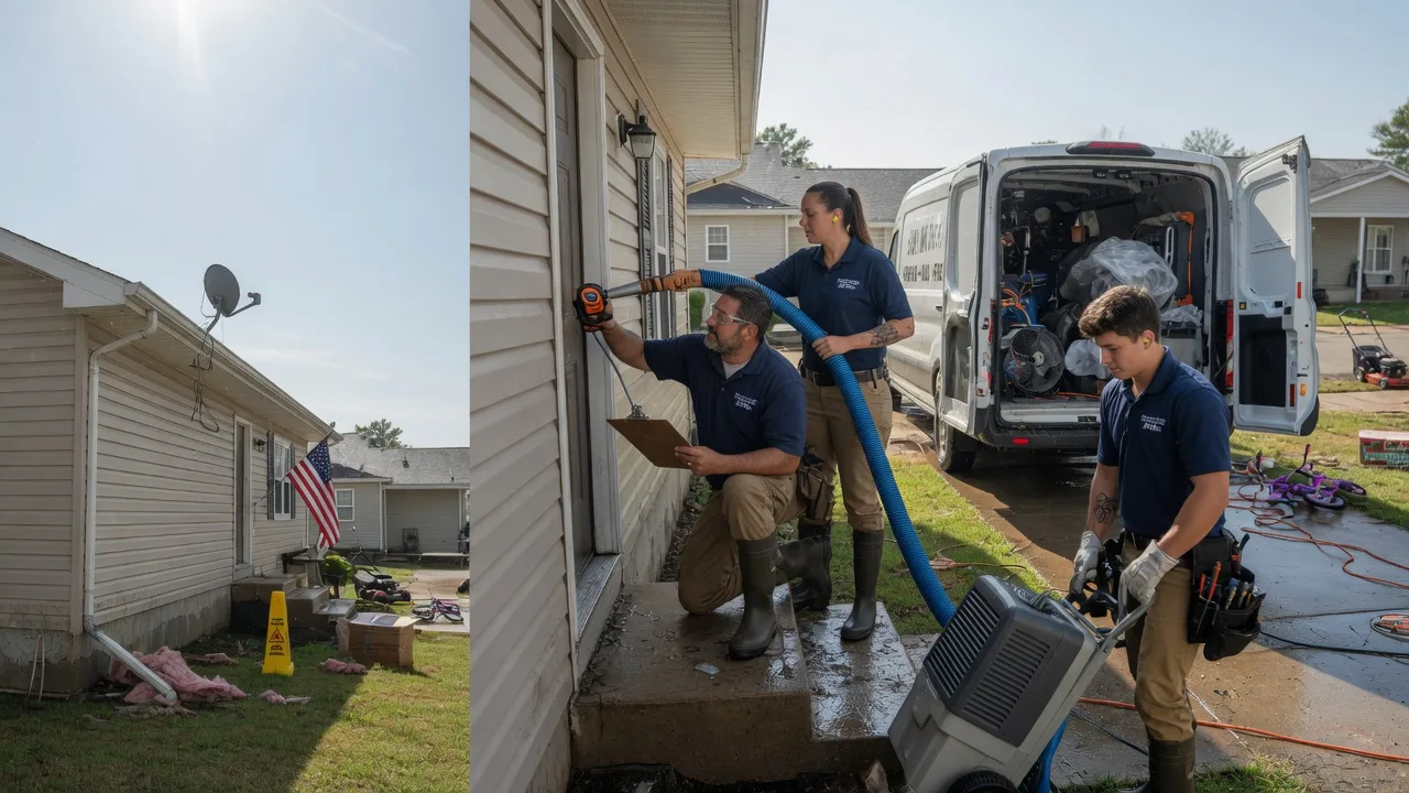 Ceiling Water Damage Restoration in Aline, OK near me